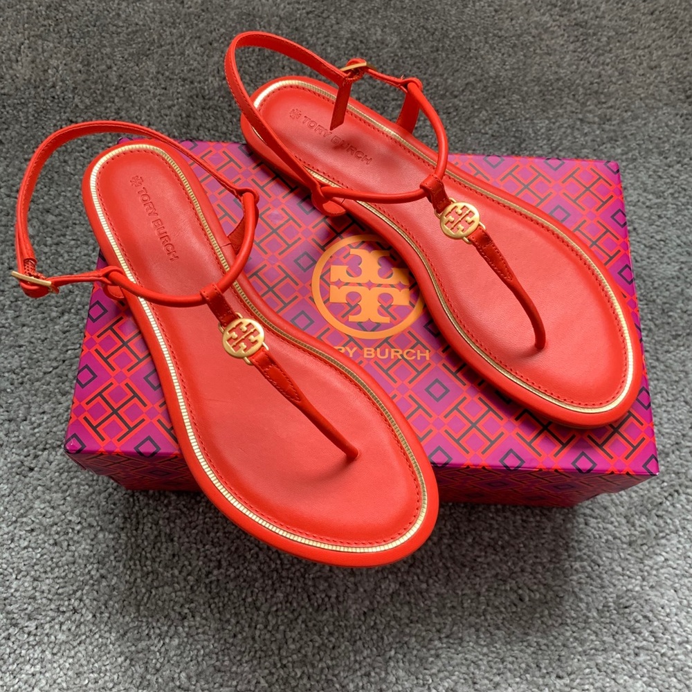 NWOT Tory Burch Emmy Flat Sandal